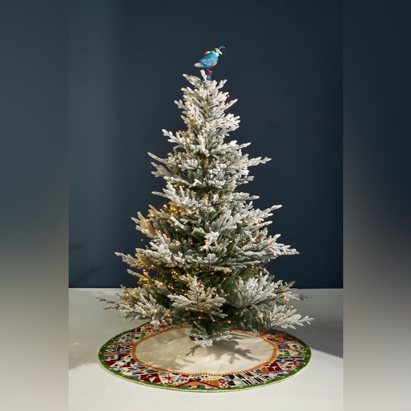 New 🌟Anthropologie-Folk Tree Skirt - Picture 2 of 3